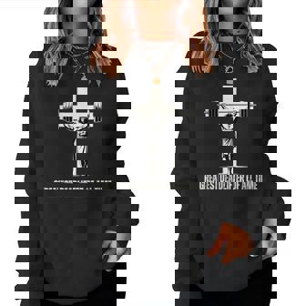 Christian Gym Greatest Deadlifter Of All Time Women Sweatshirt - Seseable