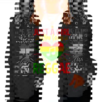 Cool Reggae For Girls Rasta Jamaican Music Rastafari Women Sweatshirt - Monsterry