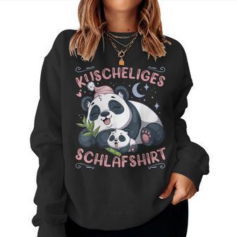 Cuddly Sleep Panda Bear With Panda Boys Sweatshirt Frauen - Geschenkecke