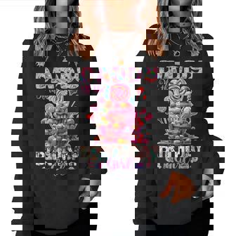 Daddy Of The Birthday For Girl Sweet Candy Matching Family Women Sweatshirt - Monsterry