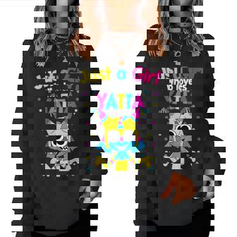 Dandy's World Yatta Just A Girl Who Loves Dandy's World Women Sweatshirt - Thegiftio UK