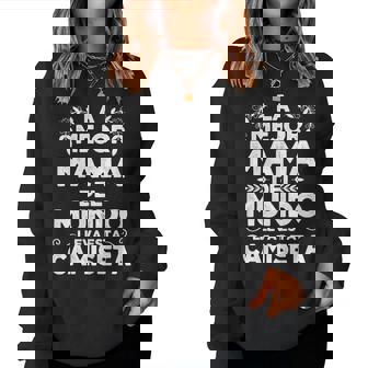 Día De La Madre Regalo La Mejor Mamá Del Mundo Sudadera Mujer - Regaloses