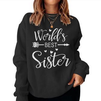 Die Beste Schwester Der Welt S Sweatshirt Frauen - Geschenkecke