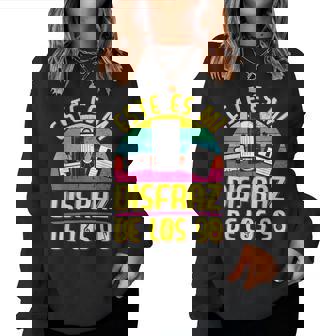 Disfraz Años 90 90S Outfit 90S Costume Niña Cassette Sudadera Mujer - Regaloses