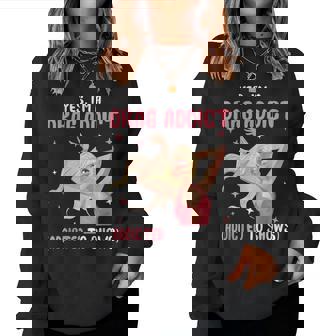 Divertido Sí Im A Drag Adict Muñeca Cara Drag Queen Race Sudadera Mujer - Regaloses