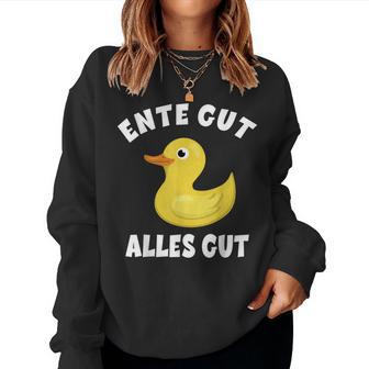 Duck Good Everything Good Squeaky Duck Yellow Duck Sweatshirt Frauen - Geschenkecke