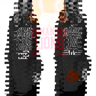 Emmanuel College Lions Mom Mother's Day Family Vintage Women Sweatshirt - Thegiftio
