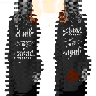Enceinte Annonce Bébé Maman La Famille S'agrandit Sweat-shirt pour femme - Cadeauxyz