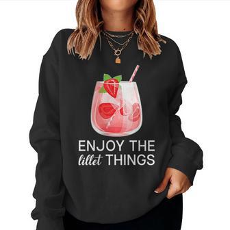 Enjoy The Lillet Things X Little Cocktail Girls' Evening Jga Sweatshirt Frauen - Geschenkecke