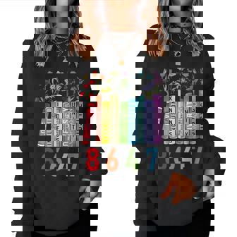 Equal Rights Book Flower Anti Trump Feminist Rights Women Sweatshirt - Thegiftio