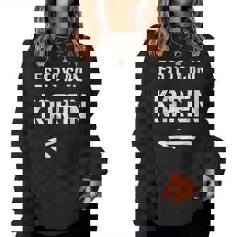 Estoy Con Karen – Mari Espagnol Amusant Avec Une Feisty Sweat-shirt pour femme - Cadeauxyz