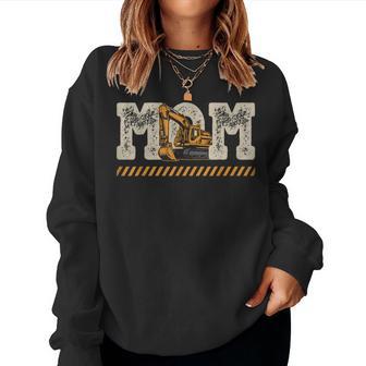 Excavator Mom Mother's Day Construction Mother Birthday Women Sweatshirt - Thegiftio UK