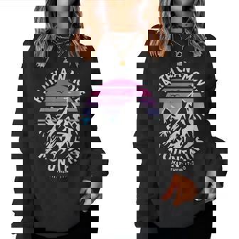 Faith Can Move Mountains Cross Christian Religious Graphic Women Sweatshirt | Seseable CA
