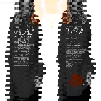 Family For Yia Yia Greek Grandma Ideas Women Sweatshirt | Mazezy