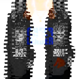 My Favorite Cheerleader Calls Me Mom Cheer Mom Women Sweatshirt | Mazezy