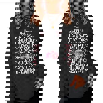 My Favorite People Call Me Glammy Mother's Day Women Sweatshirt - Seseable