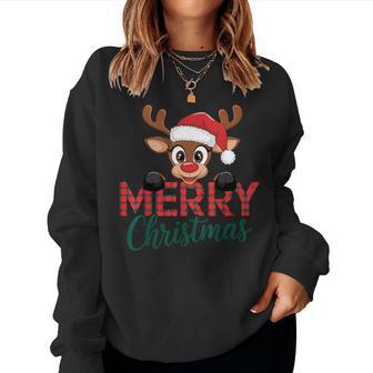 Feliz Navidad Reno Navidad Familia Hombres Es Navidad Sudadera Mujer - Regaloses