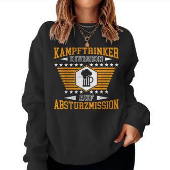 Festival Beer Drinker Running Combat Drinker Sweatshirt Frauen - Geschenkecke