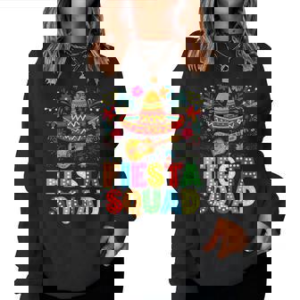 Fiesta Squad Cinco De Mayo Let's Fiesta Mexican Women Women Sweatshirt | Mazezy
