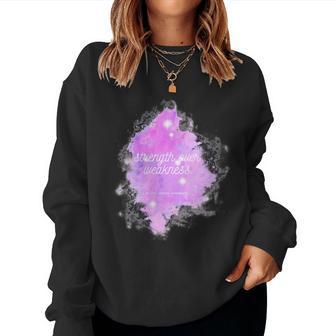 Force Sur La Faiblesse De La Galaxie Sensibilisation À L'astrésie Biliaire Sweat-shirt pour femme - Cadeauxyz