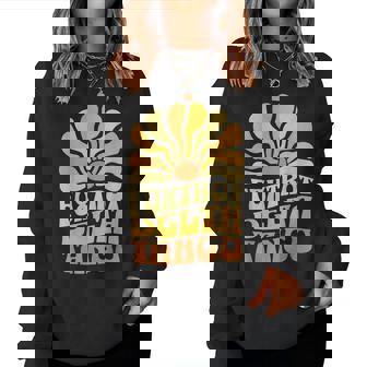 Foxtrots Deltas Tangos Retro Vintage Boho Aesthetic Women Sweatshirt - Monsterry