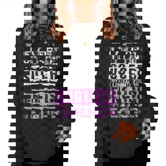 English Teacher Sudadera Mujer - Regaloses