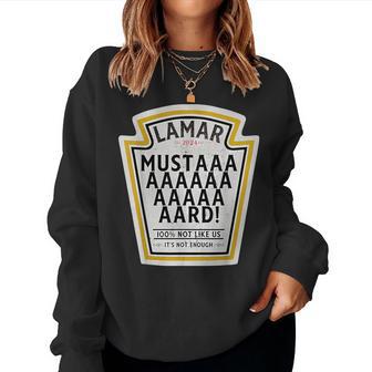 Mustard Lamar Tv Off Parody Women Women Sweatshirt - Thegiftio UK