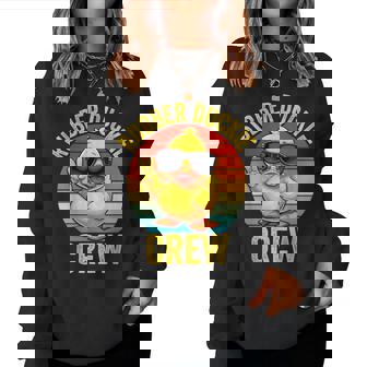 Rubber Duckie Crew Cruise Rubber Duck Women Sweatshirt - Seseable