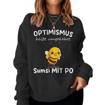 Sumsi Mit Po Optimism Bees Beekeepers Honey Sweatshirt Frauen - Geschenkecke