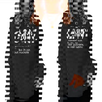 Gammy For Mother's Day Idea For Grandma Gammy Women Sweatshirt | Mazezy
