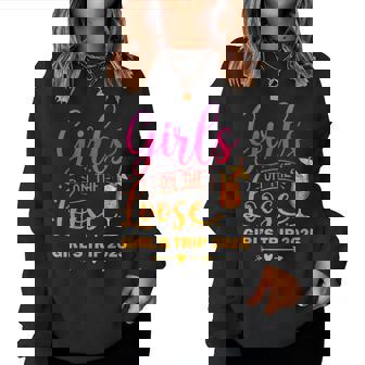 Girls On The Loose Tie Dye Girls Weekend Trip 2025 Women Sweatshirt - Thegiftio UK