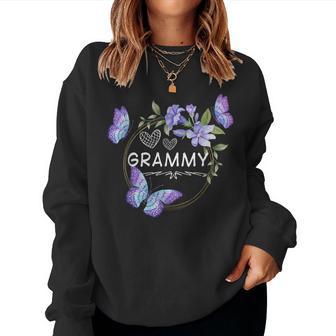 Grammy For With Butterflies Mother's Day Women Sweatshirt - Thegiftio UK