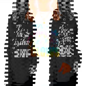 This Grandma Glows Colorful 80S 90S Happy Women Sweatshirt | Seseable CA