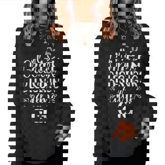 My Greatest Blessings Call Me Gg Grandmother Grandma Women Sweatshirt | Mazezy