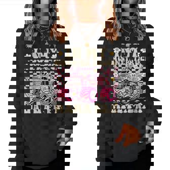 Groovy In My Monster Truck Mama Era Women Sweatshirt - Thegiftio UK