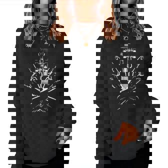 Guitare Électrique Heavy Metal Punk Rock Band Sweat-shirt pour femme - Cadeauxyz
