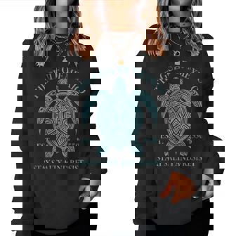 Gulf Of Mexico Turtle Women Sweatshirt | Mazezy