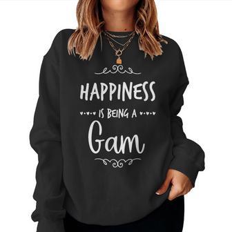 Happiness Being A Gam Special Grandma Women Sweatshirt - Thegiftio UK