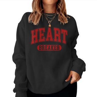 Heart Breaker Happy Valentine's Day Retro Women Women Sweatshirt - Thegiftio UK