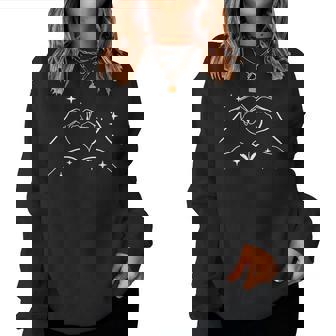 Heart Hands Taylor First Name Girl Vintage 70'S 80'S Women Sweatshirt | Mazezy