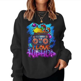 Hiphop Graffiti Music For Boys Girls Freestyle Sweatshirt Frauen - Geschenkecke