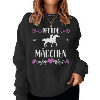 Horse Girls Horse Rider Idea S Sweatshirt Frauen - Geschenkecke