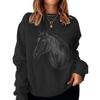 Horse Girls Rider Horse Head S Sweatshirt Frauen - Geschenkecke