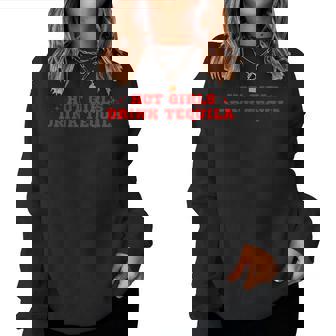 Hot Girls Drink Tequila Tequila Y2k Women Sweatshirt - Thegiftio UK