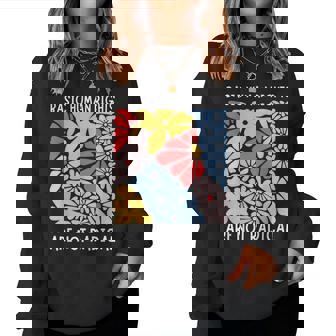 Human Rights Democrat Equality Right Floral Equality Women Sweatshirt | Seseable UK