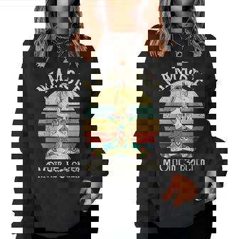 Humour Humoristique De Yoga Namaste Mother Fuckerintage Hippie Girl Sweat-shirt pour femme - Cadeauxyz