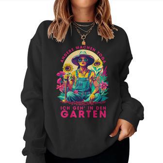 Ich Geh In Den Gartenliebhaber Mother's Day Mum Gardener Sweatshirt Frauen - Geschenkecke