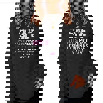 It's Common Sense Xx Xy Save Girls Sports Sport Lovers Women Sweatshirt - Thegiftio UK