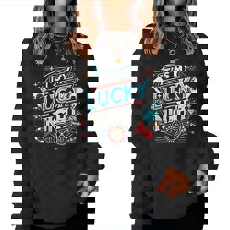 It's My Lucky Night Casino Gambling Women Sweatshirt | Seseable CA