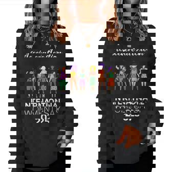Iwd Día Internacional De La 2025 Accelerate Action Womens Sudadera Mujer - Regaloses